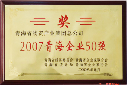 2007青海企業(yè)50強(qiáng)